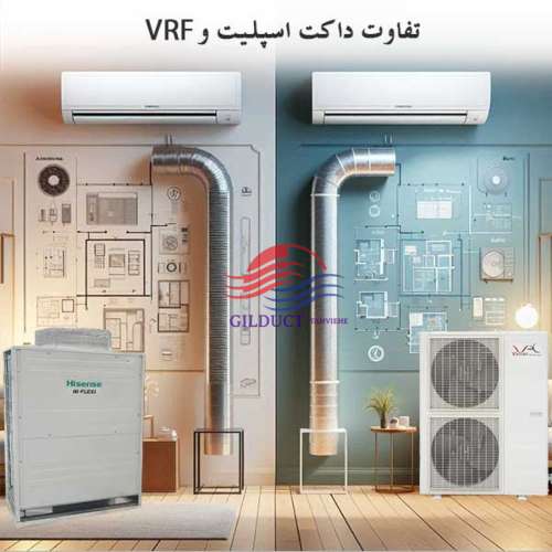 مقایسه داکت اسپلیت با vrf